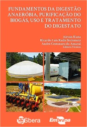 Capa do material: Fundamentos da digestão anaeróbia, purificação do biogás, uso e tratamento do digestato