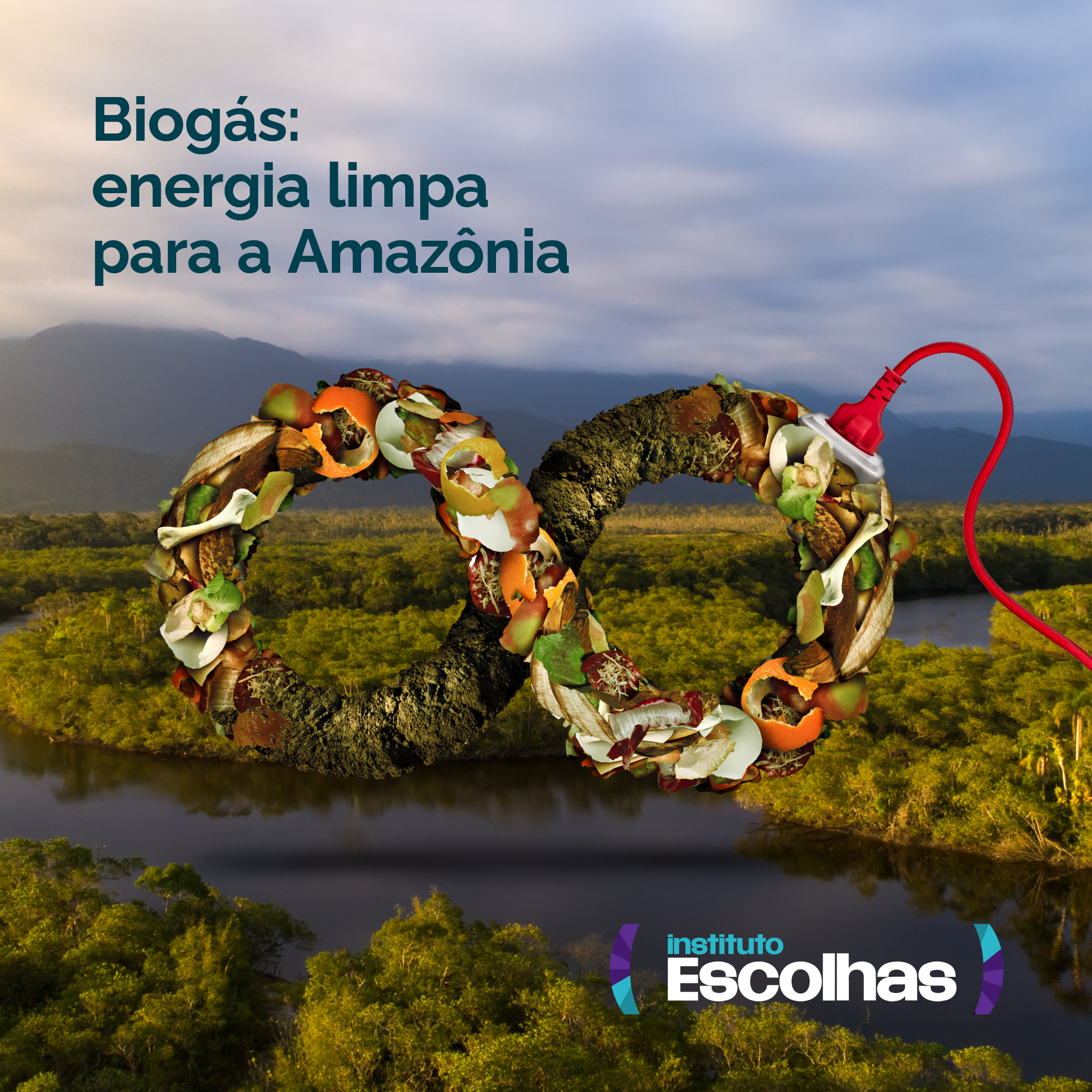Capa do material: Biogás: energia limpa para a Amazônia