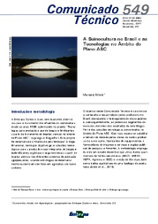 Capa do material: A Suinocultura no Brasil e as Tecnologias no Âmbito do Plano ABC