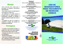 Capa do material: Uso de biodigestores para tratamento de resíduos animais