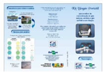 Capa do material: Kit Biogás portátil para análise de concentração de gás metano, amônia e gás sulfídrico em biogás