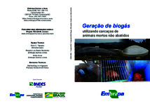 Capa do material: Geração de biogás utilizando carcaças de animais mortos não abatidos