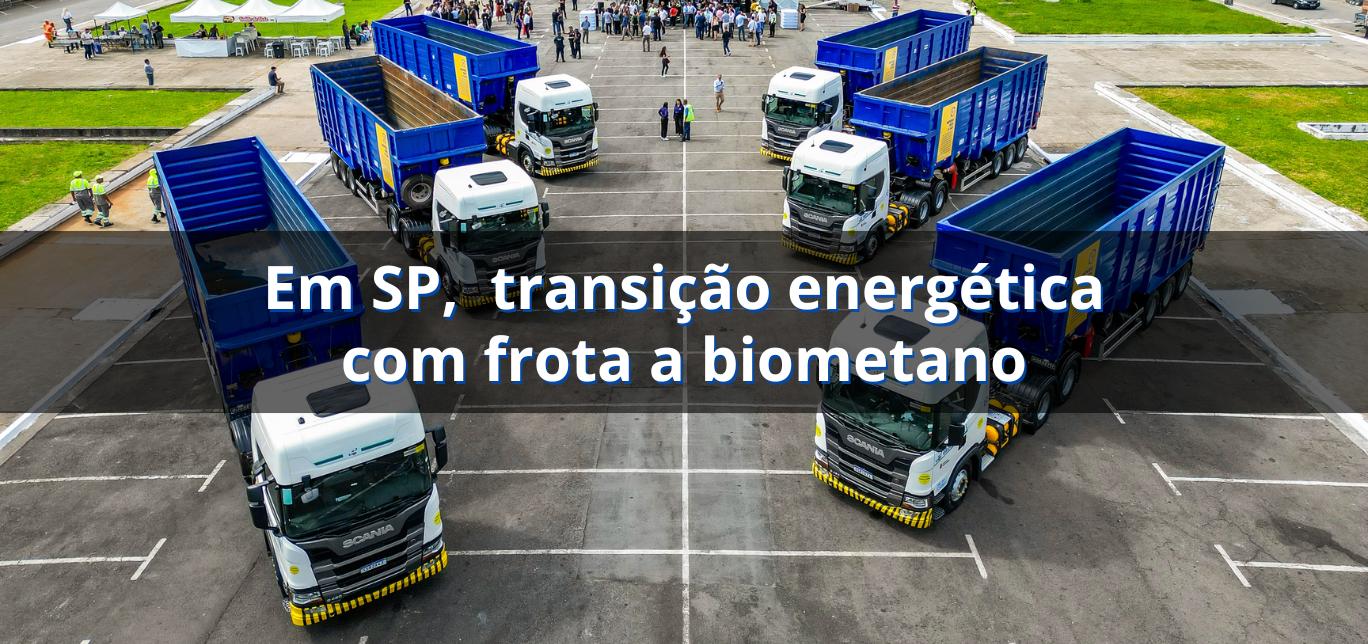 Prefeitura de SP e concessionária de lixo avançam na transição energética com frota a biometano