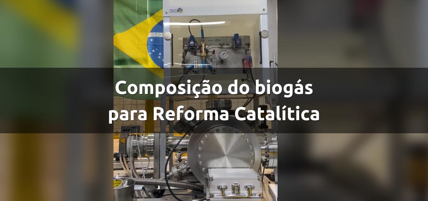 Qual composição de gás ideal a partir do biogás para reforma catalítica e produção de eletricidade?