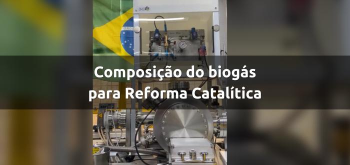 Qual composição de gás ideal a partir do biogás para reforma catalítica e produção de eletricidade?