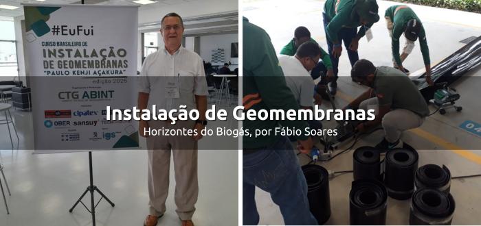 Participação no Curso Brasileiro de Instalação de Geomembranas