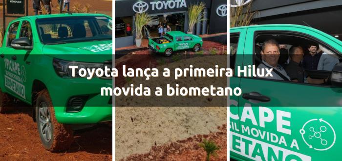 Primeira Hilux movida a Biometano
