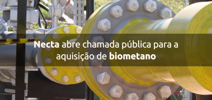Necta abre chamada pública para a aquisição de biometano