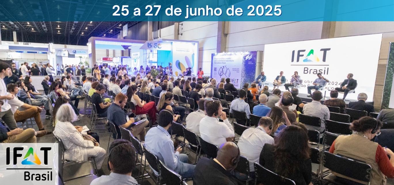Congresso Internacional IFAT Brasil 2025 abre inscrições gratuitas