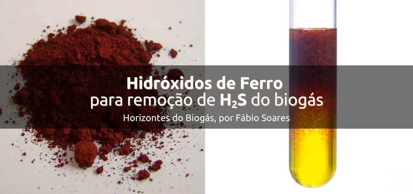 Hidróxidos de ferro na remoção de H2S do biogás