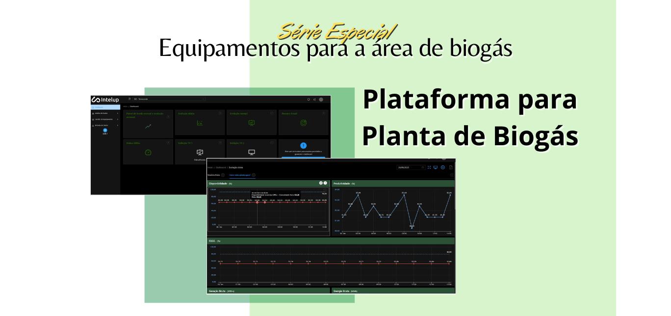 Soluções digitais para plantas de biogás