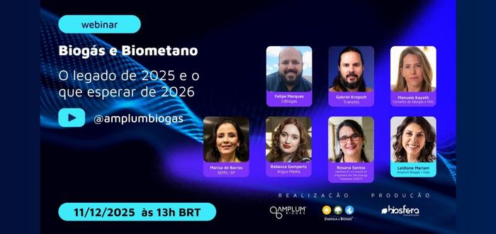 Webinar Biogás e Biometano
