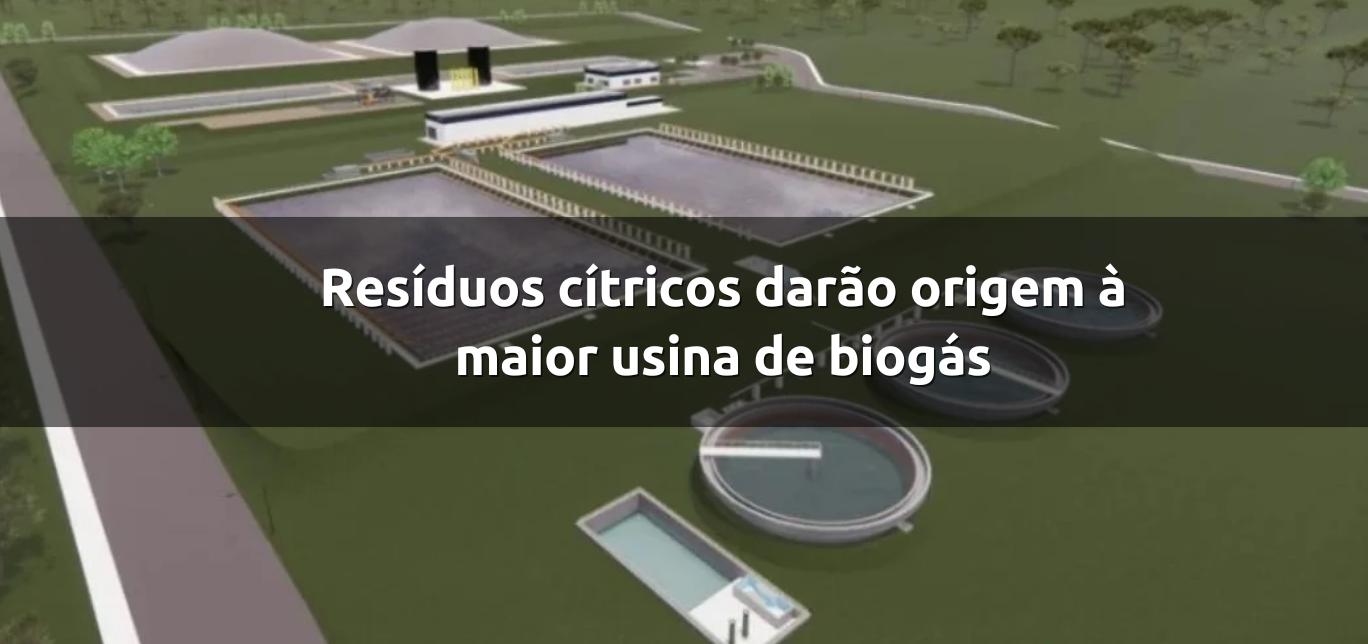 Resíduos cítricos darão origem à maior usina de biogás do mundo