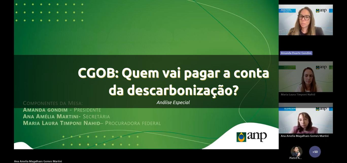 CGOB: Quem vai pagar a conta da descarbonização?