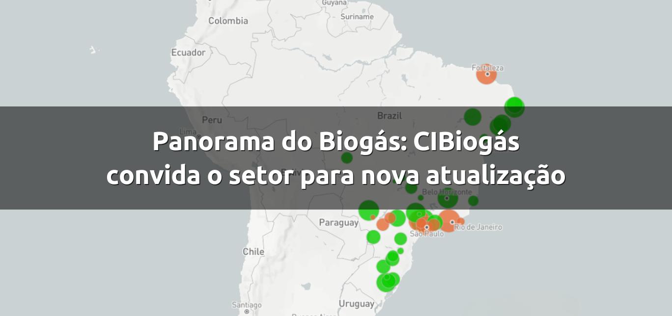 Panorama do Biogás: convite para nova atualização