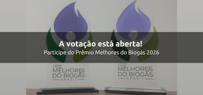 Prêmio Melhores do Biogás 2026