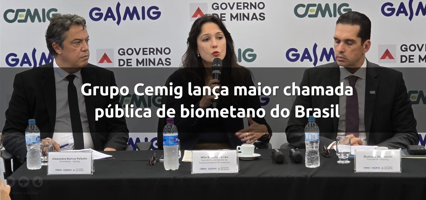 Grupo Cemig lança maior chamada pública de biometano do Brasil