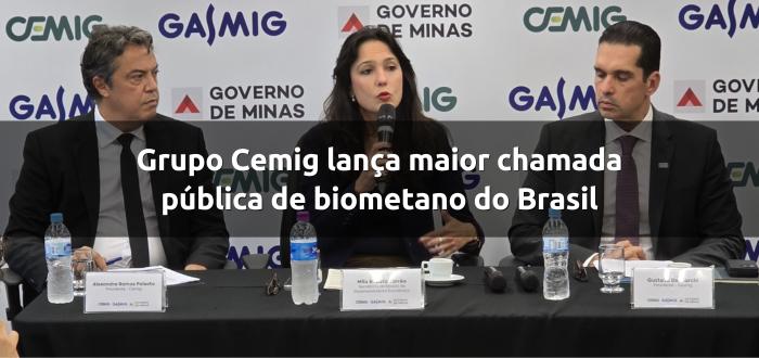 Grupo Cemig lança maior chamada pública de biometano do Brasil