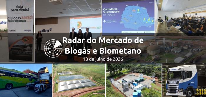 Radar do Mercado de Biogás e Biometano (18 de julho)