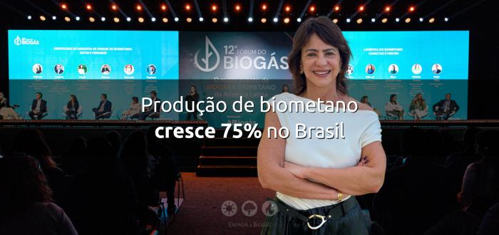 Produção de biometano cresce 75% no Brasil