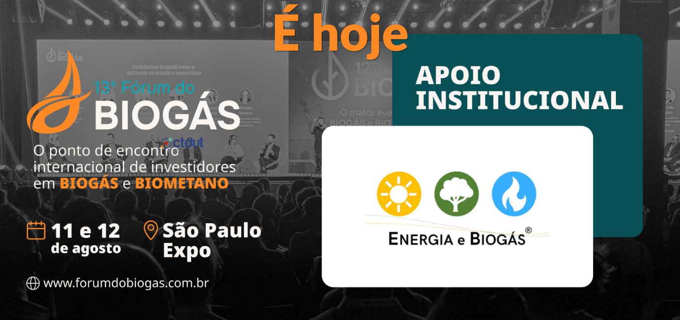 É hoje, o maior encontro de biogás e biometano da América Latina